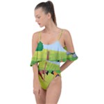 Mother And Daughter Y Drape Piece Swimsuit