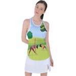 Mother And Daughter Y Racer Back Mesh Tank Top