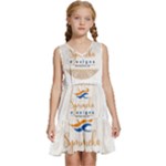 Logo Pngdd Kids  Sleeveless Tiered Mini Dress