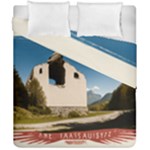  Us ventag eagles Travel Poster Graphic Style Redbleuwhite  Duvet Cover Double Side (California King Size)