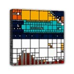 Abstract Statistics Rectangles Classification Mini Canvas 6  x 6  (Stretched)