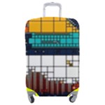 Abstract Statistics Rectangles Classification Luggage Cover (Medium)