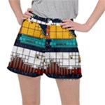 Abstract Statistics Rectangles Classification Ripstop Shorts