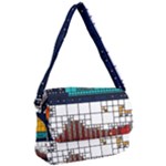 Abstract Statistics Rectangles Classification Courier Bag