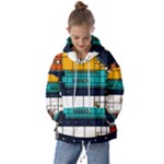 Abstract Statistics Rectangles Classification Kids  Oversized Hoodie