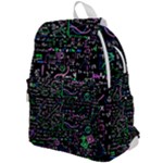 Math-linear-mathematics-education-circle-background Top Flap Backpack