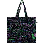 Math-linear-mathematics-education-circle-background Canvas Travel Bag