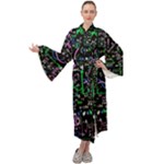 Math-linear-mathematics-education-circle-background Maxi Velvet Kimono