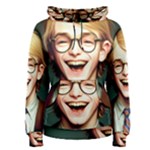 Schooboy With Glasses Women s Pullover Hoodie