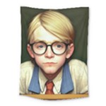 Schooboy With Glasses 2 Medium Tapestry