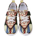 Schooboy With Glasses 2 Women s Velcro Strap Shoes