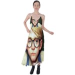 Schooboy With Glasses 2 Tie Back Maxi Dress
