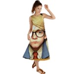 Schooboy With Glasses 2 Summer Maxi Dress