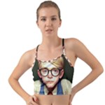 Schooboy With Glasses 2 Mini Tank Bikini Top