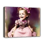 Cute Adorable Victorian Gothic Girl 17 Deluxe Canvas 20  x 16  (Stretched)