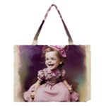 Cute Adorable Victorian Gothic Girl 17 Medium Tote Bag
