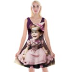Cute Adorable Victorian Gothic Girl 17 Reversible Velvet Sleeveless Dress