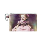Cute Adorable Victorian Gothic Girl 17 Canvas Cosmetic Bag (Small)