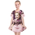 Cute Adorable Victorian Gothic Girl 17 Kids  Smock Dress
