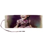 Cute Adorable Victorian Gothic Girl 17 Roll Up Canvas Pencil Holder (M)