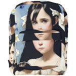 Victorian Girl With Long Black Hair And Doll Full Print Backpack