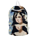 Victorian Girl With Long Black Hair And Doll Foldable Lightweight Backpack