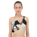 Victorian Girl With Long Black Hair And Doll Spliced Up Bikini Top 