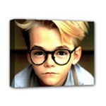 Schooboy With Glasses 4 Deluxe Canvas 14  x 11  (Stretched)