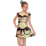 Schooboy With Glasses 4 Kids  Cap Sleeve Dress