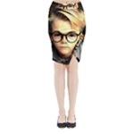 Schooboy With Glasses 4 Midi Wrap Pencil Skirt
