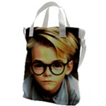 Schooboy With Glasses 4 Canvas Messenger Bag