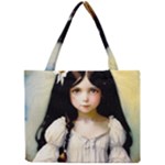 Victorian Girl With Long Black Hair 2 Mini Tote Bag