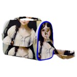 Victorian Girl With Long Black Hair 2 Satchel Shoulder Bag