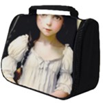 Victorian Girl With Long Black Hair 2 Full Print Travel Pouch (Big)
