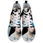 Victorian Girl With Long Black Hair 3 Men s Lightweight High Top Sneakers