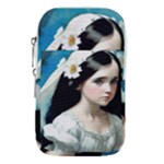 Victorian Girl With Long Black Hair 3 Waist Pouch (Small)