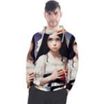 Victorian Girl With Long Black Hair Men s Pullover Hoodie