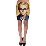 Schooboy With Glasses 5 Bodycon Skirt