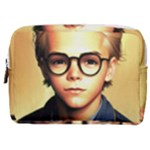 Schooboy With Glasses 5 Make Up Pouch (Medium)