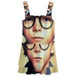 Schooboy With Glasses 5 Kids  Layered Skirt Swimsuit