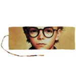 Schooboy With Glasses 5 Roll Up Canvas Pencil Holder (M)