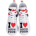 I love south food Women s Lightweight High Top Sneakers