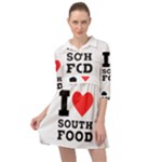 I love south food Mini Skater Shirt Dress