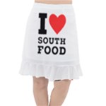 I love south food Fishtail Chiffon Skirt