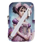 Cute Adorable Victorian Gothic Girl 18 Belt Pouch Bag (Small)