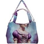 Cute Adorable Victorian Gothic Girl 18 Double Compartment Shoulder Bag