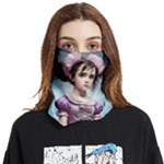 Cute Adorable Victorian Gothic Girl 18 Face Covering Bandana (Two Sides)