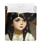 Victorian Girl With Long Black Hair 7 Duvet Cover Double Side (Full/ Double Size)
