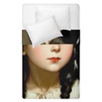 Victorian Girl With Long Black Hair 7 Duvet Cover Double Side (Single Size)