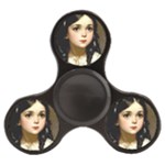 Victorian Girl With Long Black Hair 7 Finger Spinner